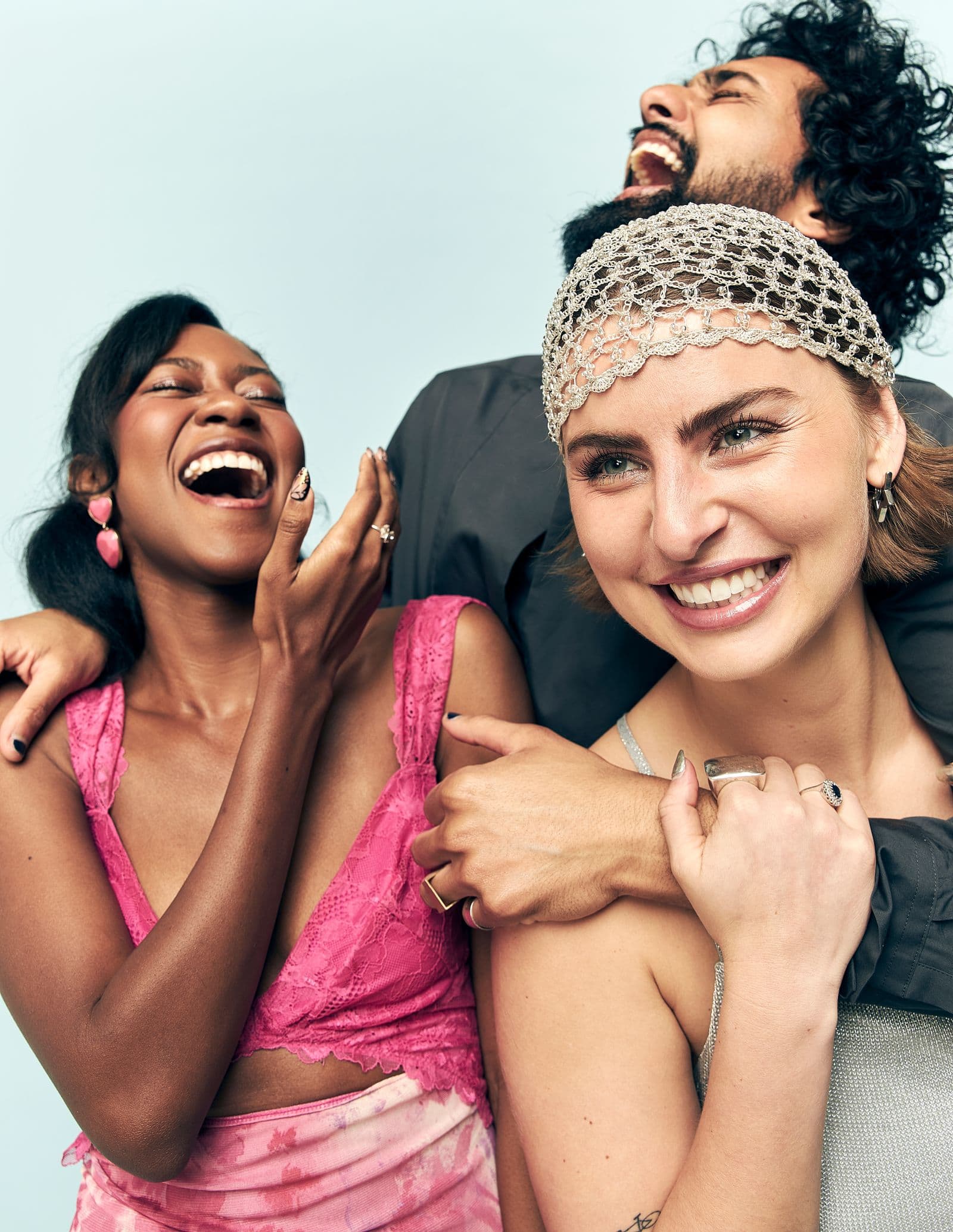 The Unfiltered Rays team sharing an unposed, joyful moment